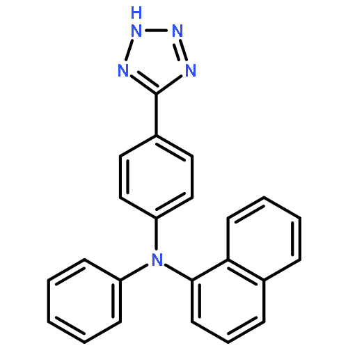 1-Naphthalenamine, N-phenyl-N-[4-(1H-tetrazol-5-yl)phenyl]-