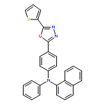 1-Naphthalenamine,N-phenyl-N-[4-[5-(2-thienyl)-1,3,4-oxadiazol-2-yl]phenyl]-