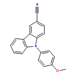 9H-Carbazole-3-carbonitrile, 9-(4-methoxyphenyl)-