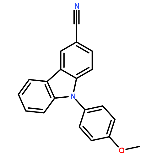 9H-Carbazole-3-carbonitrile, 9-(4-methoxyphenyl)-