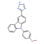 9H-Carbazole, 9-(4-methoxyphenyl)-3-(1H-tetrazol-5-yl)-