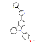 9H-Carbazole,9-(4-methoxyphenyl)-3-[5-(2-thienyl)-1,3,4-oxadiazol-2-yl]-