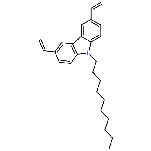 9H-Carbazole, 9-decyl-3,6-diethenyl-