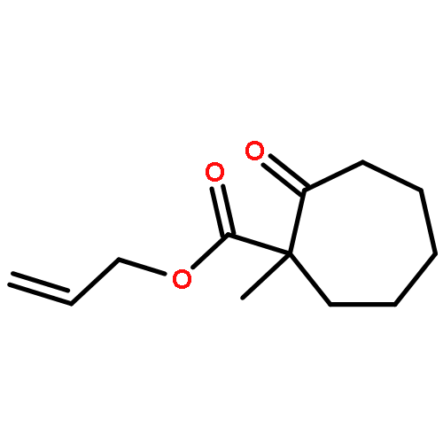 Cycloheptanecarboxylic acid, 1-methyl-2-oxo-, 2-propenyl ester