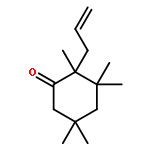 Cyclohexanone, 2,3,3,5,5-pentamethyl-2-(2-propenyl)-, (2R)-