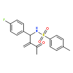 Benzenesulfonamide,N-[(1R)-1-(4-fluorophenyl)-2-methylene-3-oxobutyl]-4-methyl-