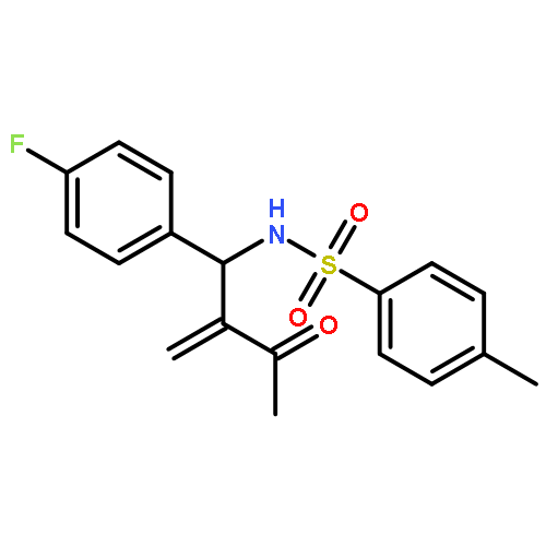 Benzenesulfonamide,N-[(1R)-1-(4-fluorophenyl)-2-methylene-3-oxobutyl]-4-methyl-