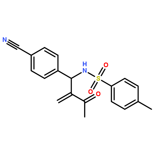 Benzenesulfonamide,N-[(1R)-1-(4-cyanophenyl)-2-methylene-3-oxobutyl]-4-methyl-