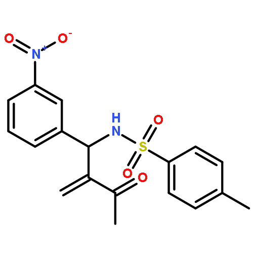 Benzenesulfonamide,4-methyl-N-[(1R)-2-methylene-1-(3-nitrophenyl)-3-oxobutyl]-