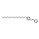 Benzenamine, 4-(hexadecyloxy)-N-(2-pyridinylmethylene)-