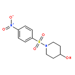 4-Piperidinol, 1-[(4-nitrophenyl)sulfonyl]-