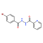 2-Pyridinecarboxylic acid, 2-(4-bromobenzoyl)hydrazide