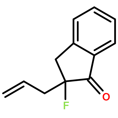 1H-Inden-1-one, 2-fluoro-2,3-dihydro-2-(2-propenyl)-, (2S)-