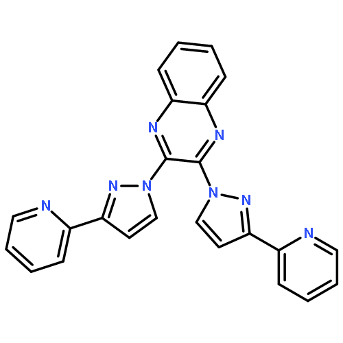 Quinoxaline, 2,3-bis[3-(2-pyridinyl)-1H-pyrazol-1-yl]-