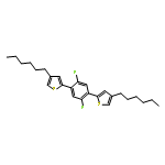 Thiophene, 2,2'-(2,5-difluoro-1,4-phenylene)bis[4-hexyl-