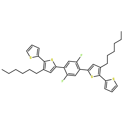 2,2'-BITHIOPHENE, 5,5''-(2,5-DIFLUORO-1,4-PHENYLENE)BIS[3-HEXYL-