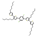 2,2'-Bithiophene, 5,5''-(2,5-difluoro-1,4-phenylene)bis[3,4'-dihexyl-