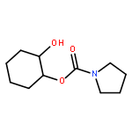 1-Pyrrolidinecarboxylic acid, (1S,2R)-2-hydroxycyclohexyl ester