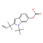 Carbonic acid, 1,1-dimethylethyl2-(1,1-dimethyl-2-propenyl)-1H-indol-6-yl ester