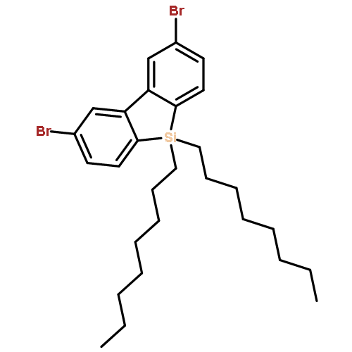 9H-9-Silafluorene, 3,6-dibromo-9,9-dioctyl-