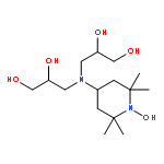 1-Piperidinyloxy, 4-[bis(2,3-dihydroxypropyl)amino]-2,2,6,6-tetramethyl-