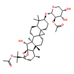 25-O-acetylcimigenol-3-O-[2?-O-acetyl]-alpha-L-arabinopyranoside