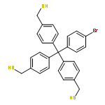 Benzenemethanethiol, 4,4',4''-[(4-bromophenyl)methylidyne]tris-