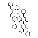 1,1':4',1''-Terphenyl, 2,2',2'',5,5',5''-hexakis[(1E)-2-phenylethenyl]-