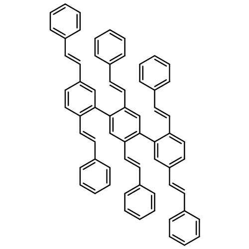 1,1':4',1''-Terphenyl, 2,2',2'',5,5',5''-hexakis[(1E)-2-phenylethenyl]-