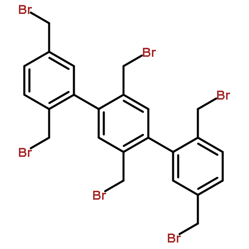 1,1':4',1''-Terphenyl, 2,2',2'',5,5',5''-hexakis(bromomethyl)-