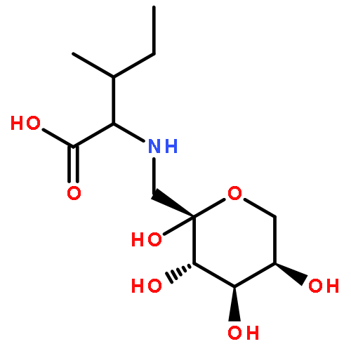 (2S,3S)-3-methyl-2-((((2R,3S,4R,5R)-2,3,4,5-tetrahydroxytetrahydro-2H-pyran-2-yl)methyl)amino)pentanoic acid