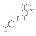 4-[(1E)-2-(3,5,5,8,8-pentamethyl-5,6,7,8-tetrahydronaphthalen-2-yl)prop-1-en-1-yl]benzoic acid