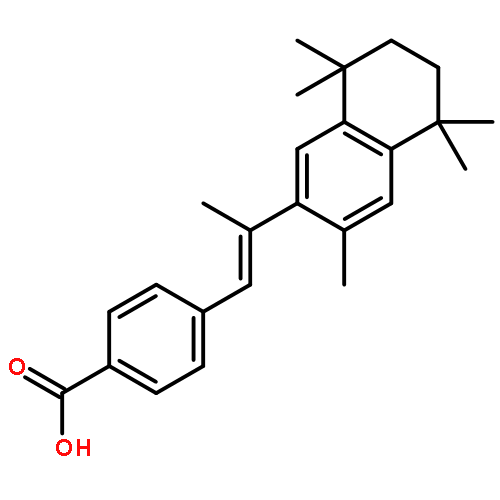 4-[(1E)-2-(3,5,5,8,8-pentamethyl-5,6,7,8-tetrahydronaphthalen-2-yl)prop-1-en-1-yl]benzoic acid