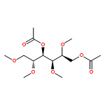 D-Glucitol, 2,3,5,6-tetra-O-methyl-, diacetate