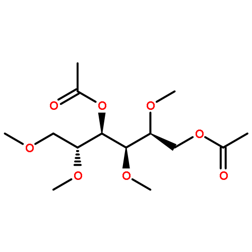 D-Glucitol, 2,3,5,6-tetra-O-methyl-, diacetate