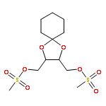 [3-(methylsulfonyloxymethyl)-1,4-dioxaspiro[4.5]decan-2-yl]methyl Methanesulfonate