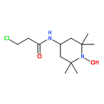 1-Piperidinyloxy, 4-[(3-chloro-1-oxopropyl)amino]-2,2,6,6-tetramethyl-