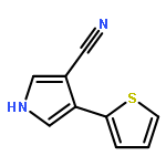 1H-Pyrrole-3-carbonitrile, 4-(2-thienyl)-