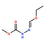 Hydrazinecarboxylic acid, (ethoxymethylene)-, methyl ester