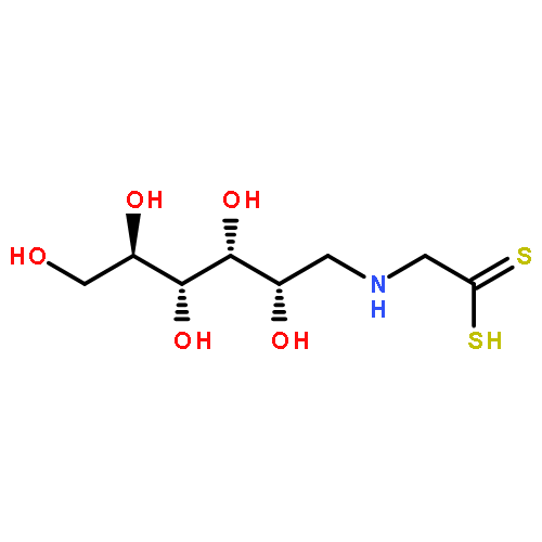 Glucitol, 1-deoxy-1-[(dithiocarboxy)methylamino]-