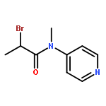 Propanamide, 2-bromo-N-methyl-N-4-pyridinyl-