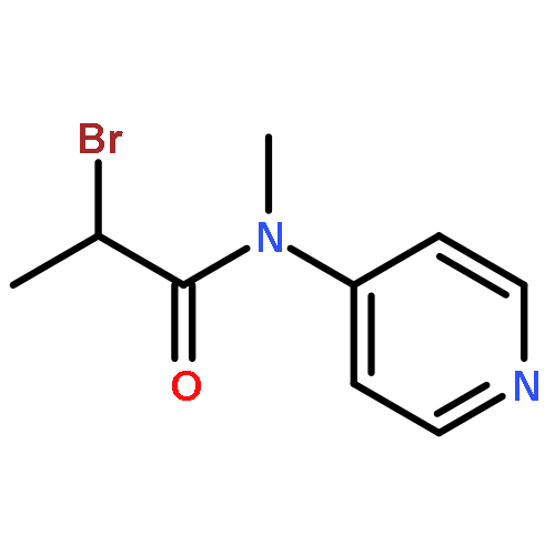 Propanamide, 2-bromo-N-methyl-N-4-pyridinyl-