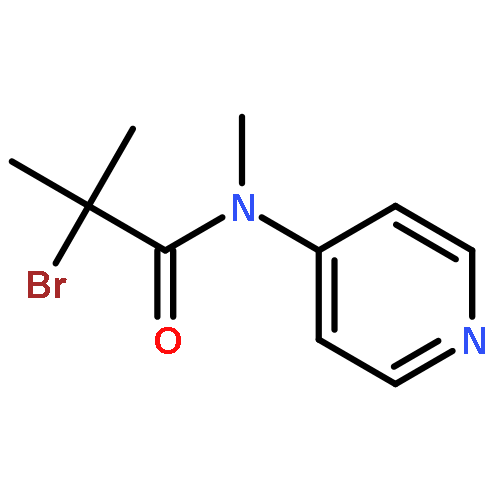 Propanamide, 2-bromo-N,2-dimethyl-N-4-pyridinyl-