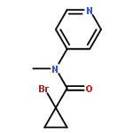 Cyclopropanecarboxamide, 1-bromo-N-methyl-N-4-pyridinyl-