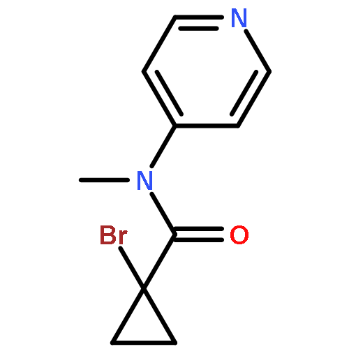 Cyclopropanecarboxamide, 1-bromo-N-methyl-N-4-pyridinyl-