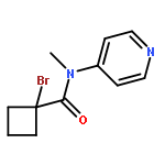 Cyclobutanecarboxamide, 1-bromo-N-methyl-N-4-pyridinyl-