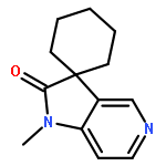 SPIRO[CYCLOHEXANE-1,3'-[3H]PYRROLO[3,2-C]PYRIDIN]-2'(1'H)-ONE, 1'-METHYL-