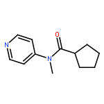 Cyclopentanecarboxamide, N-methyl-N-4-pyridinyl-