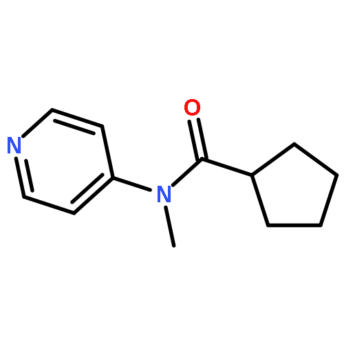 Cyclopentanecarboxamide, N-methyl-N-4-pyridinyl-