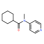 Cyclohexanecarboxamide, N-methyl-N-4-pyridinyl-